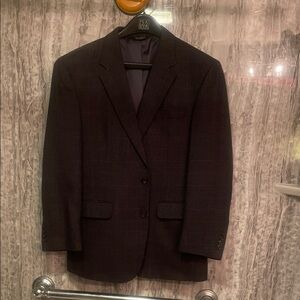 Jos. A. Bank Dark Plaid Blazer